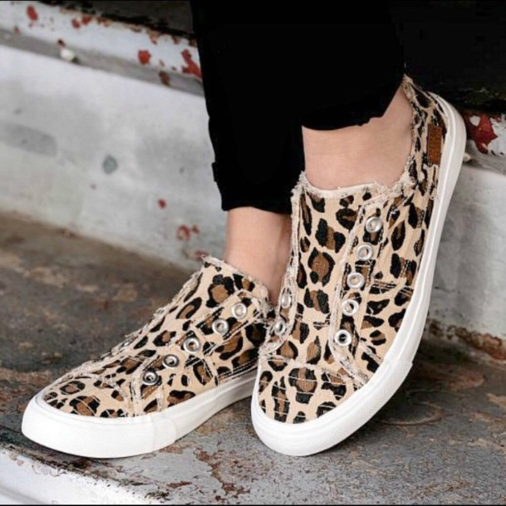 Corkys Babalu Leopard Slip On Sneakers Sz 11 - Picture 3 of 4